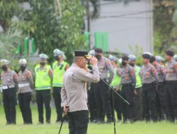 Kapolresta  Pimpin Apel Kesiapan Pengamanan  Tahun Baru 2023