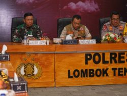 Danrem 162/WB, Pantau Pengamanan Tahun Baru  2023 Bersama Forkopimda NTB