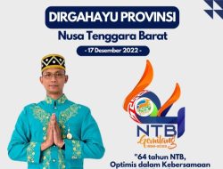 Kepala Kantor Imigrasi Sumbawa Besar Pungki Handoyo Mengucapkan Selamat Dirgahayu NTB Ke 64 