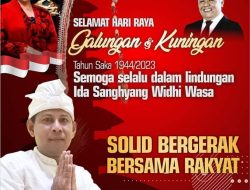 I Nyoman Wisma: Selamat Hari Raya Galungan dan Kuningan