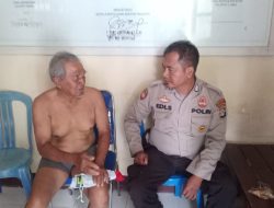 Seorang  Kakek  Menghilang  & Ditemukan Oleh Anggota Piket  Polsek Pagutan