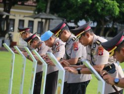 Kapolda Laksanakan Apel Sertijab 7 PJU polda NTB