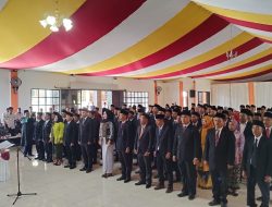 KPU Sumbawa Lantik Serentak Anggota PPK di 24 Kecamatan
