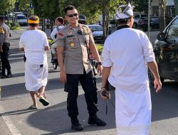 Kapolsek Sandubaya Pimpin Pengamanan Mendak Tirte Pura Dading