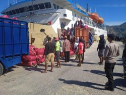 Polres Bima Kota Patroli Pelabuhan Guna Kondusifkan  Keamanan