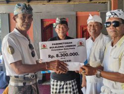Guru Mangku Persemetonan Buleleng Lombok Serahkan Dana Punia