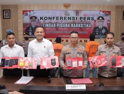 Polisi  Tangkap 5 Pelaku Kejahatan  Narkotika