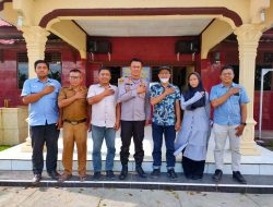 Polsek Indrapura Terima Audiensi PPK Kecamatan Air Putih Dan Sei Suka