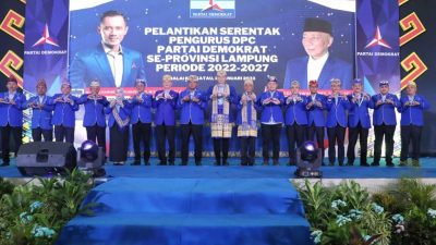 Lantik 15 DPC se-Lampung, AHY: Mari Satukan Visi dan Energi Menuju 2024