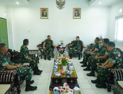 Kunjungan kerja Komandan Pusat Teritorial TNI Angkatan Darat  Di Wilayah Korem 162/WB