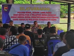 Polres Bima Gelar Silaturrahmi dengan Awak Media