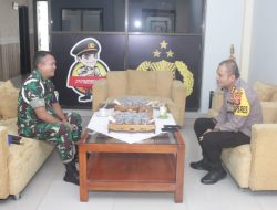 Kapolresta Terima Kunjungan Dandenpom IX/2 Mataram