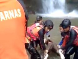 Basarnas Temukan  Mayat Korban di Air Terjun Segenter