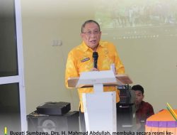 Bupati Sumbawa Resmikan Giat Semiloka KAT 2023