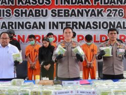 Polda Riau Berhasil Sita 276 Kg Sabu dan 5 Pelaku