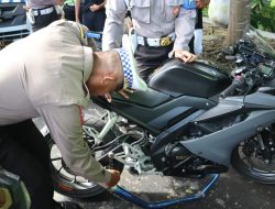 Sat Lantas  Polresta Mataram Cegah Penggunaan Knalpot Racing