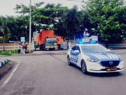 Kedatangan Logistik WSBK 2023 di Kawal  Dit Lantas Polda NTB