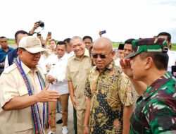 Danrem 162/WB, Sambut Kedatangan Menhan RI di Bizam