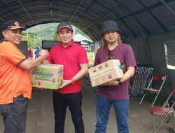 Peduli Sesama, DPC PDIP Sumbawa Berikan Bantuan Sembako ke Korban Banjir KSB