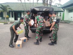 Bentuk Kepedulian Kepada Warga Yang Terdampak Banjir di KSB, Kodim 1607/Sumbawa Salurkan Bantuan