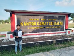 Camat Sei Balai Terima Surat Keberatan Perangkat Desa Perk.Sei Balai