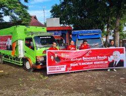 Rachmat Hidayat Kirimkan Tiga Truck Bantuan Untuk korban Banjir