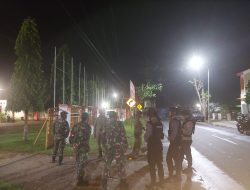 Polres Bima Kota dan Personil Gabungan Siaga di Batas Penaraga-Penatoi