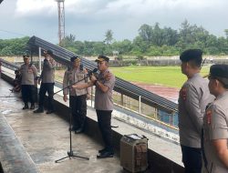 Kapolresta Pimpin Pengamanan Semi Final Sepak Bola Porprov NTB