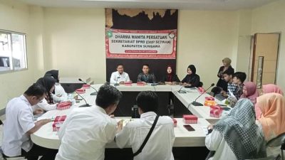 Setwan DPRD Sumbawa Sambut Sosialisasi PT. Pegadaian