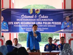 Di Muscam KNPI Mukhrizal Arif Pemuda Harus Bisa Bawa Perubahan