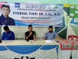 Reses Perdana, SF Prioritaskan Pendidikan dan Keagamaan