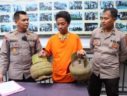 Curi Tabung Gas 3kg Berujung di jeruji Besi