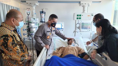 Kapolda Metro Jaya Besuk David didampingi Ketua PW Ansor DKI