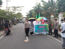 Polsek Mataram Kawal Pawai Ta’aruf Milad NU