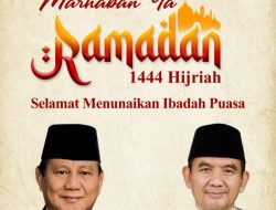 DPC Gerindra Sumbawa Mengucapkan Selamat Menunaikan Ibadah Puasa 1444 H/2023 M