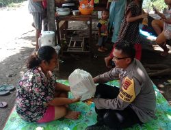 Bripka Ida Bagus Sutha  Berbagi di Hari Ke 3 Ramadhan 1444 H