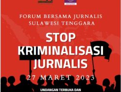 AJI Kendari: Pemanggilan Pemeriksaan Jurnalis Tribunnews Sultra Bentuk Kriminalisasi