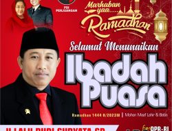 H L Budi Suryata Mengucapkan Selamat Menunaikan Ibadah Puasa Ramadhan 1444 H/ 2023 M