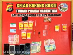 Empat Terduga Kejahatan Narkoba di Amankan Polisi