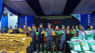 BNN RI Musnahkan 1,1 Ton Narkotika