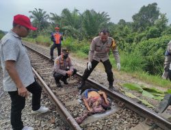 ODGJ Remuk Digilas Ular Besi Di Perlintasan Limau Manis Batubara