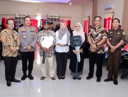 Polresta Mataram Kembalikan Barang Bukti kepada Pemiliknya