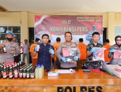 Polres Lombok Tengah Release Hasil Operasi Pekat Rinjani 2023