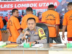 Polres Lotara Gelar Konferensi Pers Hasil Ops Pekat 2023