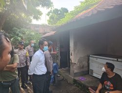 SPKT Polresta Mataram Evakuasi Jenazah Korban Bunuh Diri