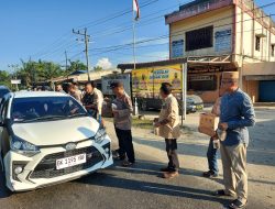 Polsek Lima Puluh Bersama PT Lonsum Berbagi Takjil
