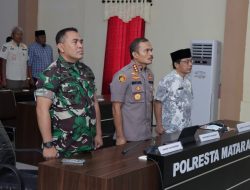 Polresta Mataram Bersama Forkopimda Rakor Lintas Sektoral