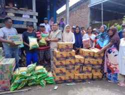 Peduli Sesama, Ansori Gelontorkan Bantuan Banjir ke Masyarakat