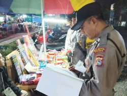 Personil Polsek Narmada Imbau Pedagan Agar Tidak Jual Mercon