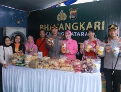 Polda NTB Buka Bazar Murah di Lapangan Bhara Daksa